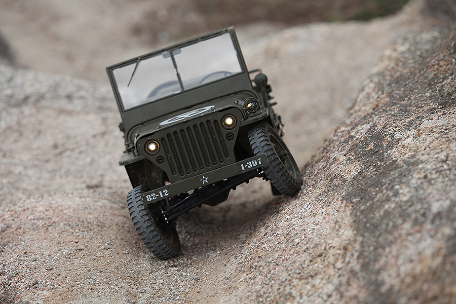 JEEP WILLYS 1941 SCALA 1/6 RTR MONTATA (ROC001RS) - immagine 7