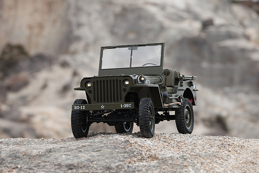 JEEP WILLYS 1941 SCALA 1/6 RTR MONTATA (ROC001RS) - immagine 8