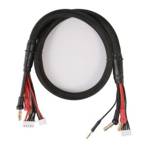 CAVO RICARICA 2/4S BULLET 4/5mm e BANANA 4mm (GEAC002)