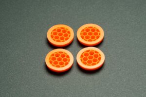 MEMBRANE AMMORTIZZATORI HARD ARANCIO NIDO APE 4pz