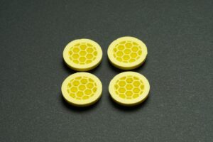MEMBRANE AMMORTIZZATORI SOFT GIALLE NIDO APE 4pz
