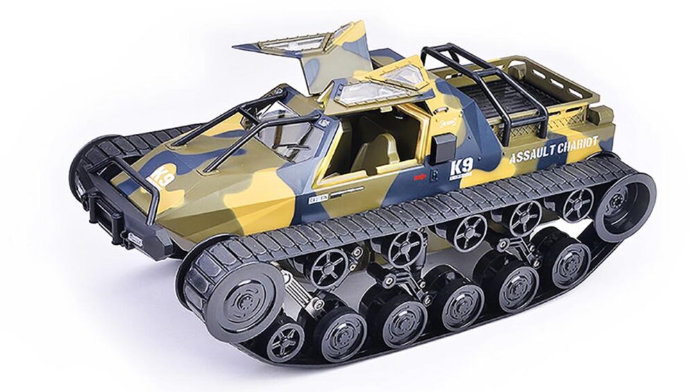 Carro armato telecomandato Buzzsaw, massimo divertimento fuori strada