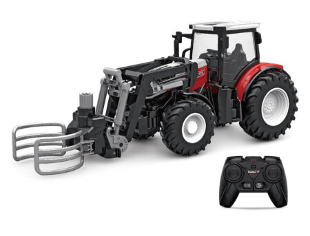KORODY RC 1:24 TRATTORE CON BRACCIO PER BALLE DI FIENO