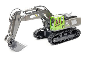 HUINA 2.4Ghz 11CH RC ESCAVATORE VERDE CON BENNA PRESSOFUSA