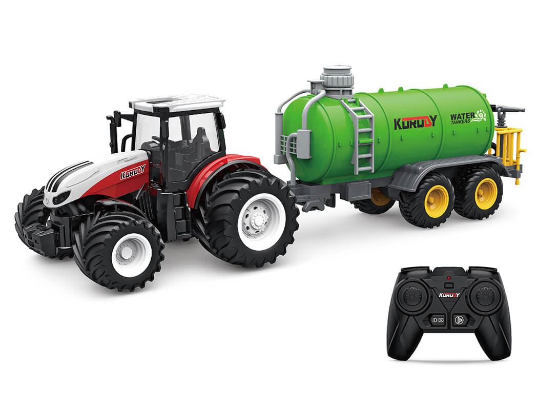 KORODY RC 1:24 TRATTORE CON CISTERNA PER IRRIGAZIONE
