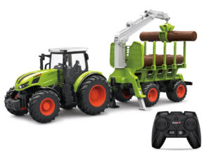 KORODY RC 1:24 TRATTORE CON RIMORCHIO PER TRONCHI