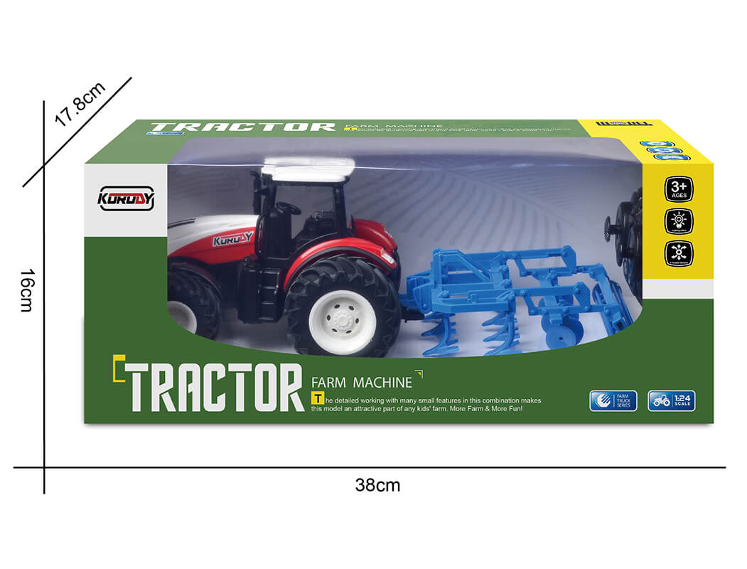 KORODY RC 1:24 TRATTORE CON ARATRO - immagine 2