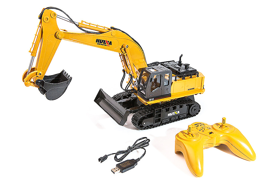 HUINA ESCAVATORE RC 2.4Ghz 11CH BENNA PRESSOFUSA 1:16 - immagine 3