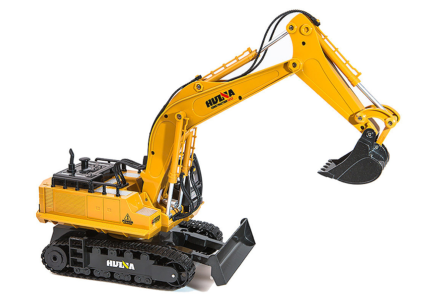 HUINA ESCAVATORE RC 2.4Ghz 11CH BENNA PRESSOFUSA 1:16 - immagine 4