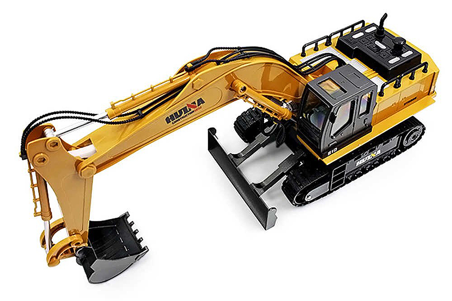 HUINA ESCAVATORE RC 2.4Ghz 11CH BENNA PRESSOFUSA 1:16 - immagine 5