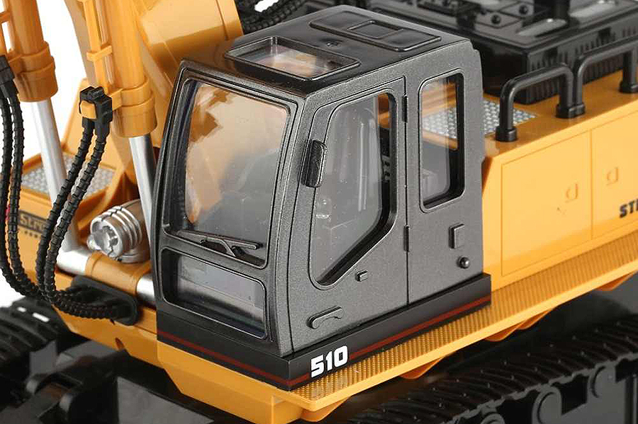 HUINA ESCAVATORE RC 2.4Ghz 11CH BENNA PRESSOFUSA 1:16 - immagine 9