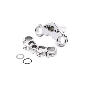 PROMOTO MX SUPPORTI FORCELLE ALLUMINIO CNC SILVER LOS364006