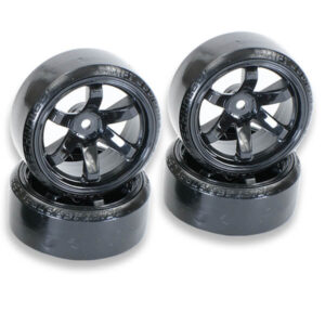 SET CERCHI CON GOMME DA DRIFT ESAGONO 12mm (4pz)