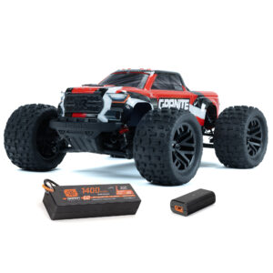 ARRMA 1/18 GRANITE GROM MEGA 4X4 Monster Truck RTR Rosso ARA2102T2