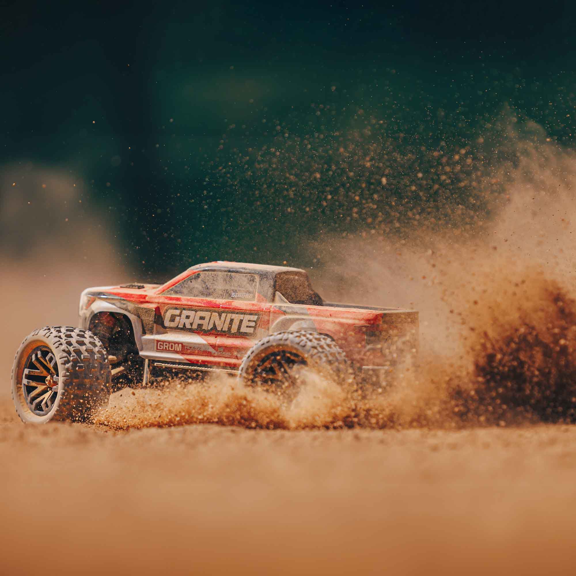 ARRMA 1/18 GRANITE GROM MEGA 4X4 Monster Truck RTR Rosso ARA2102T2 - immagine 10