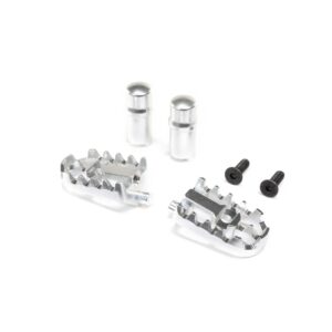 PROMOTO MX PEDANE ALLUMINIO CNC SILVER LOS361001