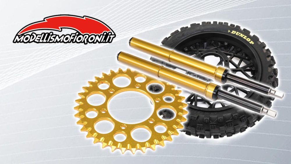 Ricambi per moto radiocomandate, performance e durata garantite