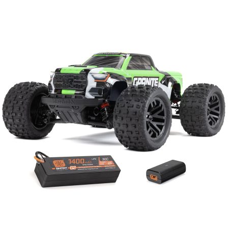 ARRMA 1/18 GRANITE GROM MEGA 4X4 Monster Truck RTR Verde ARA2102T3