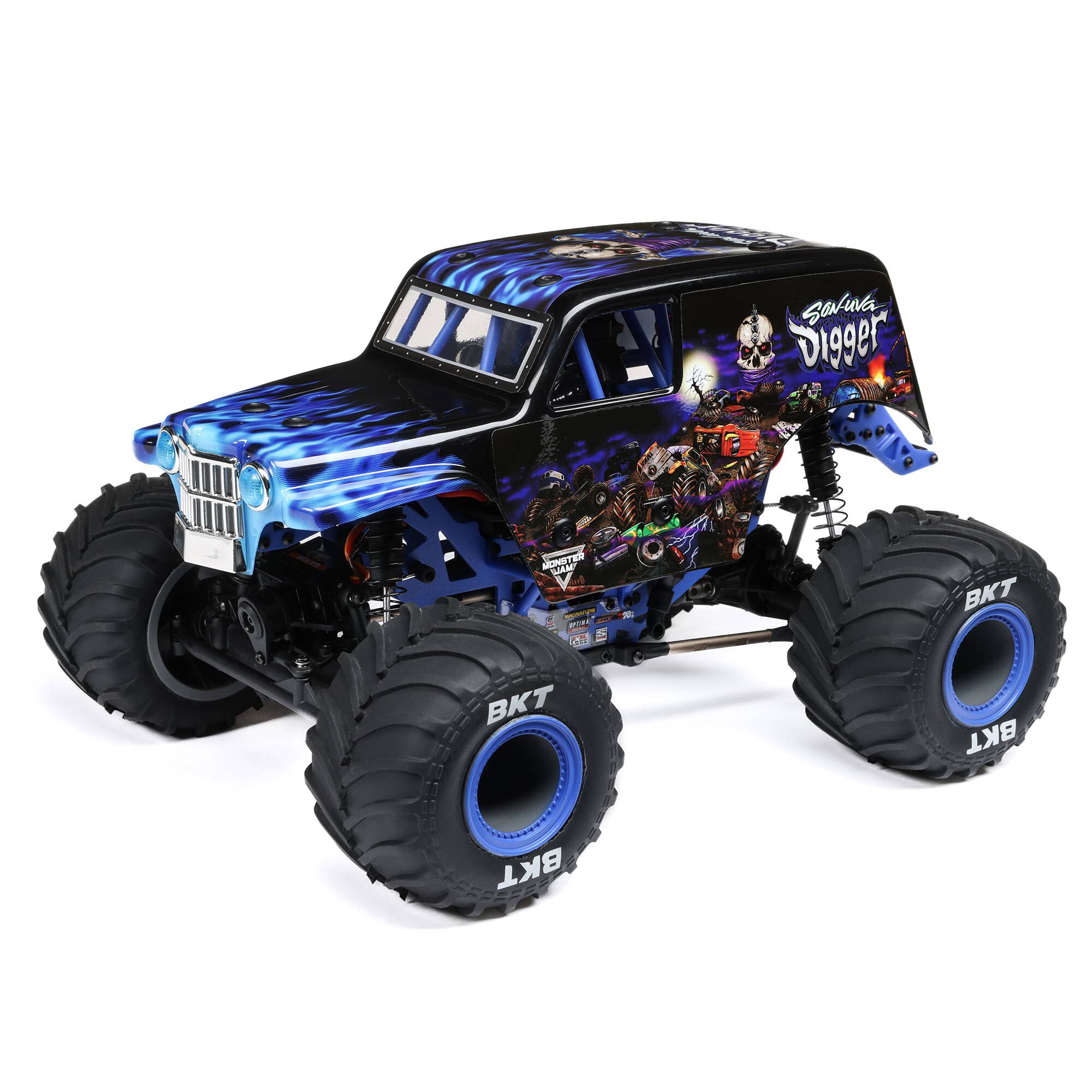 Losi Mini LMT 4X4 Monster Truck Son-Uva Digger 1:18 RTR LOS01026T2 - immagine 3