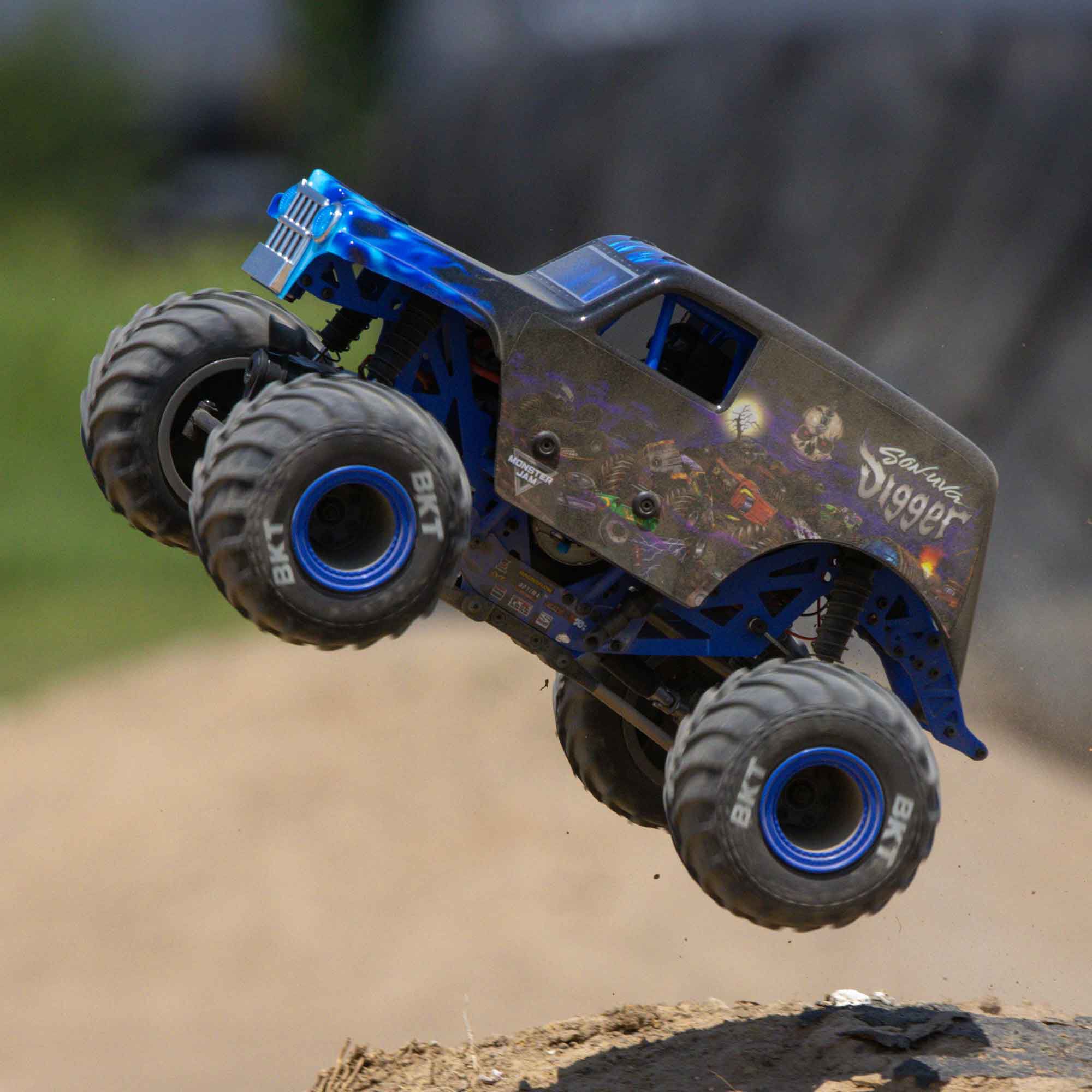 Losi Mini LMT 4X4 Monster Truck Son-Uva Digger 1:18 RTR LOS01026T2 - immagine 13