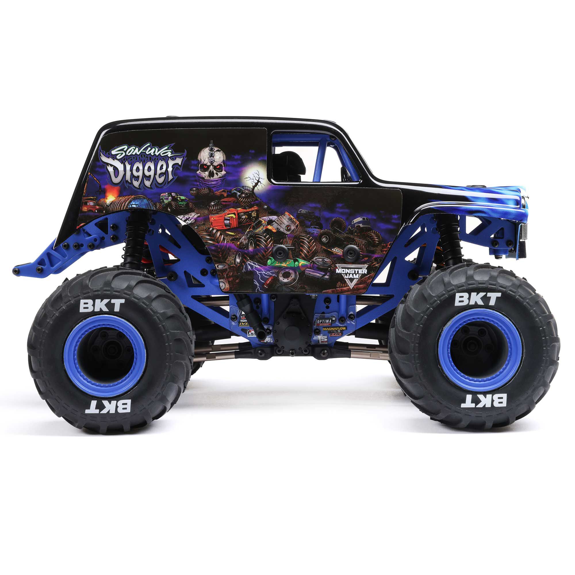 Losi Mini LMT 4X4 Monster Truck Son-Uva Digger 1:18 RTR LOS01026T2 - immagine 5