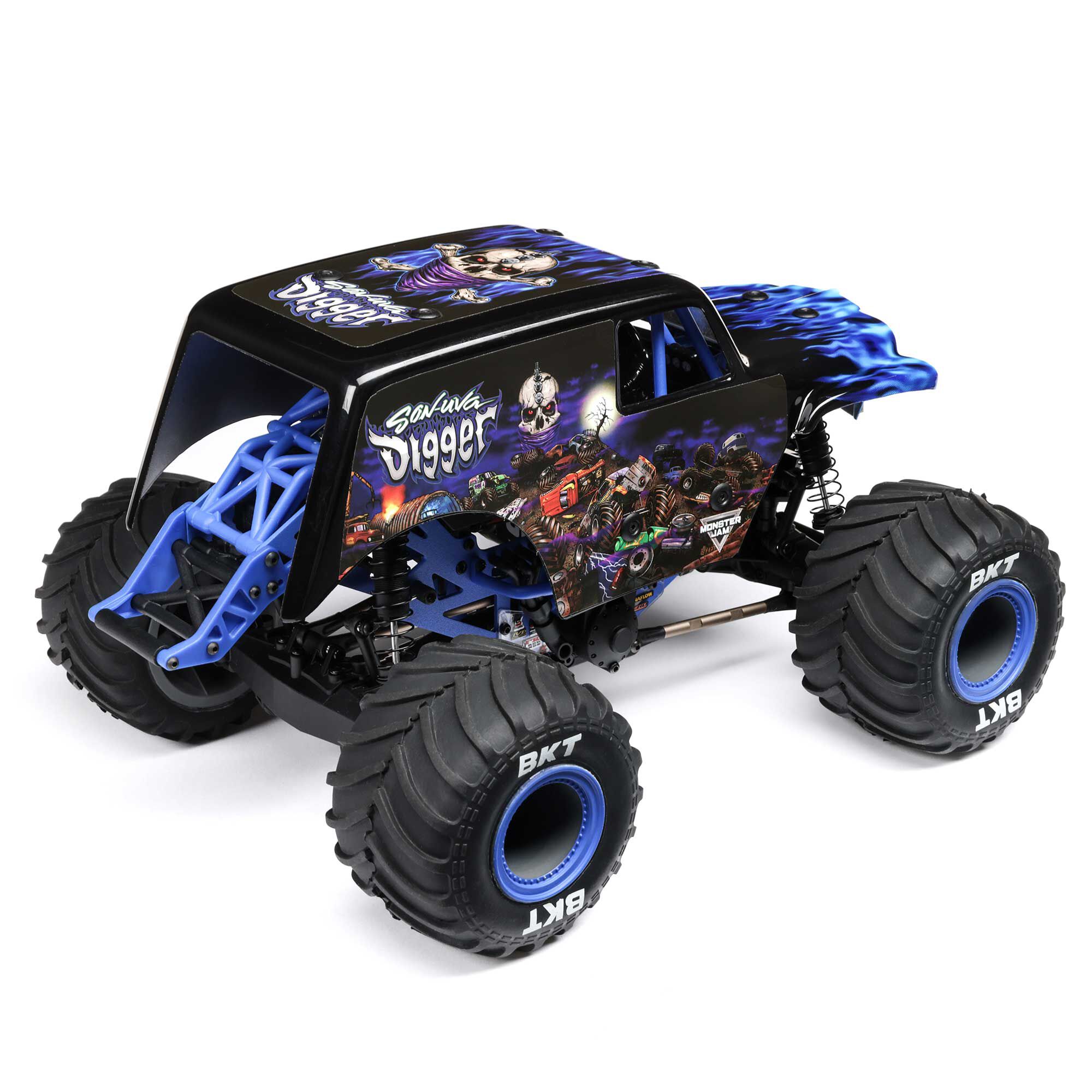Losi Mini LMT 4X4 Monster Truck Son-Uva Digger 1:18 RTR LOS01026T2 - immagine 6