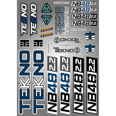 Tekno RC Foglio Decals NB2.2 TKR9336