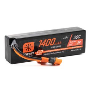 Batteria Lipo 7.4V 1400mAh 2S 30C Smart IC2  SPMX142S30H2