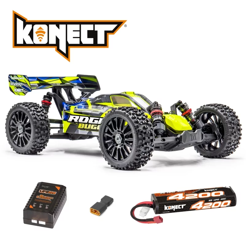 Hobbytech Buggy 1:8 4x4 Rogue RTR Completo Pronto Uso - immagine 2