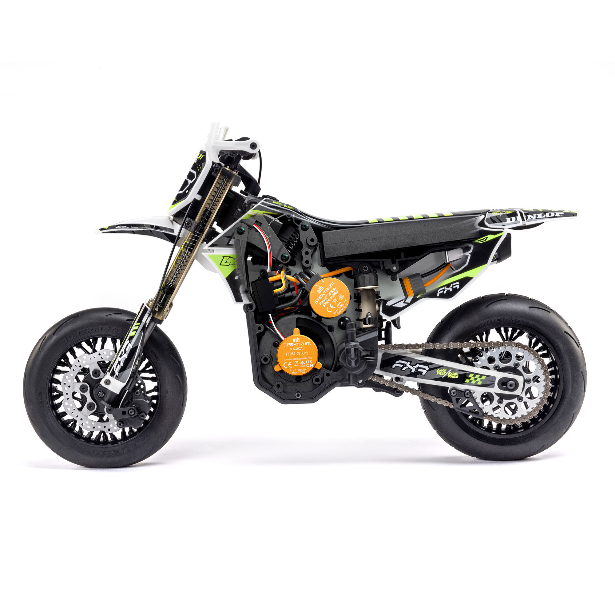 Losi Promoto-SM FXR Supermotard 1:4 RTR LOS-2310 - immagine 11