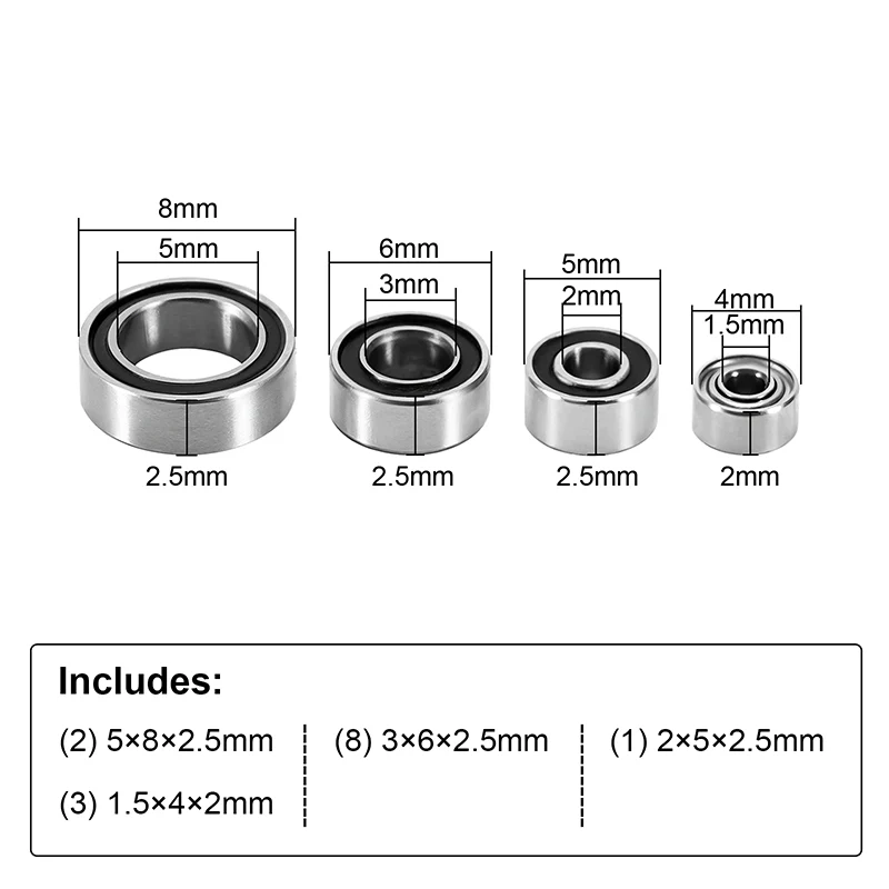 Losi Micro B Set Cuscinetti a Sfera LOS-11 - immagine 2