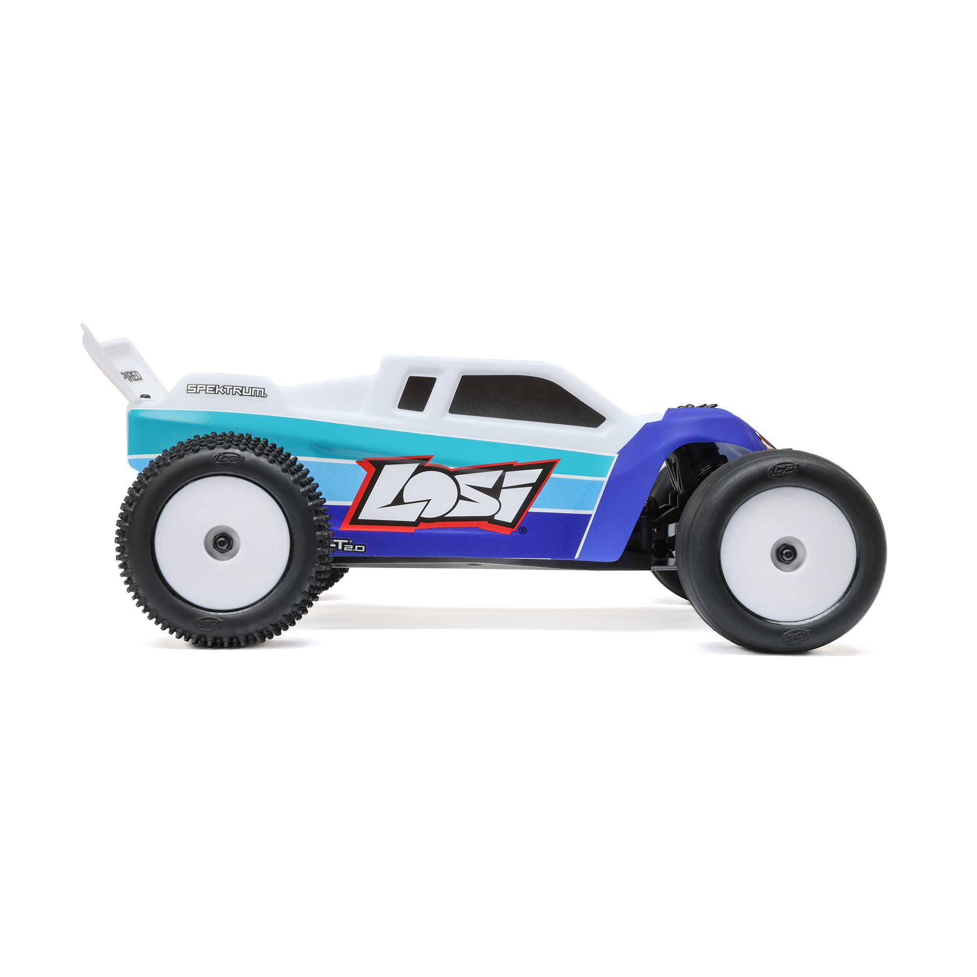 Losi Mini-T 2.0 2S Stadium Truck Brushless 1:18 RTR Blu LOS-1056T2 - immagine 6