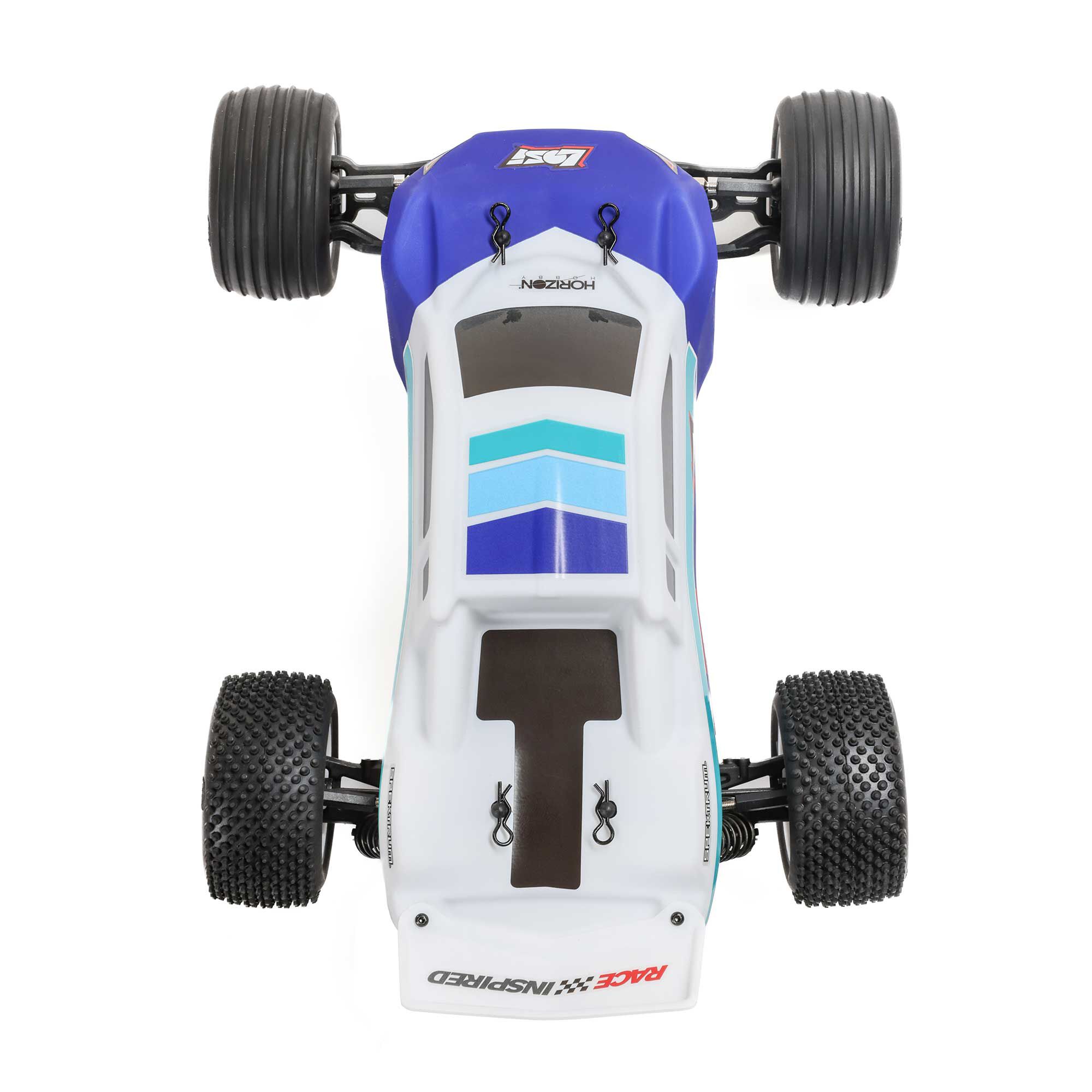 Losi Mini-T 2.0 2S Stadium Truck Brushless 1:18 RTR Blu LOS-1056T2 - immagine 8
