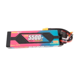 Gens Ace Advanced HV 5500mAh 2S 7.6V 100C Hard Case GEA55002S10X6