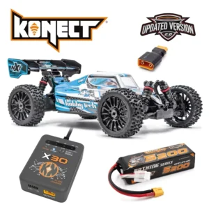 Hobbytech Buggy 1:8 Spirit NXT Evo RR 2.0 RTR 4wd Blu Combo Pack