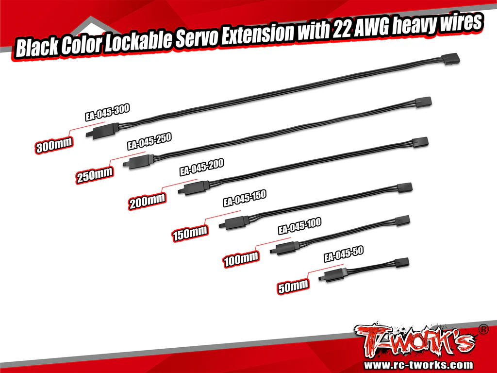 T-Work's Prolunga 100mm Cavo Silicone 22awg Bloccabile - immagine 2