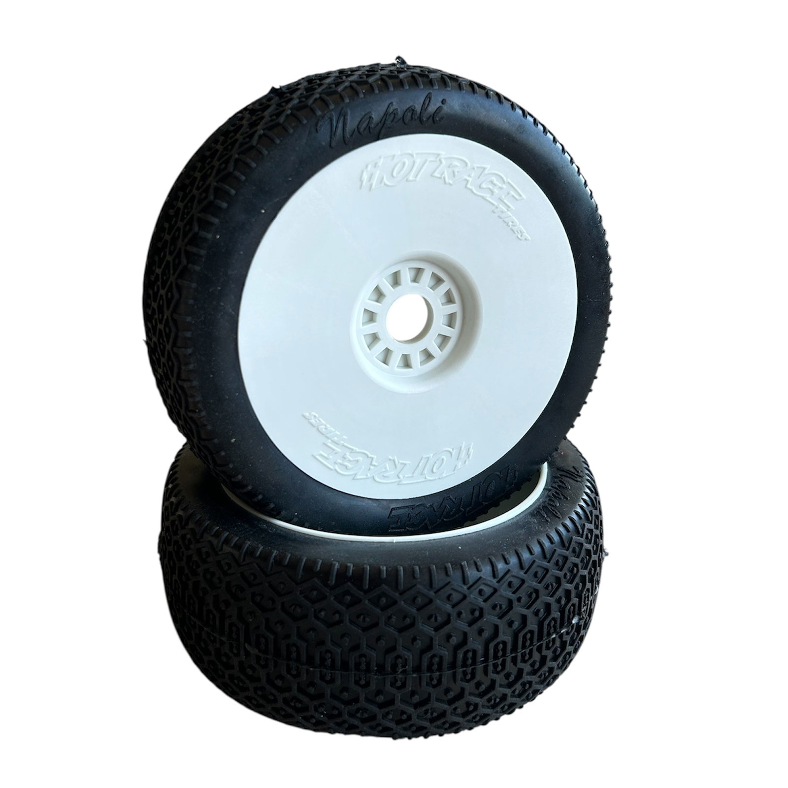 HOTRACE Napoli Soft Incollate Cerchi Bianchi (2pz)