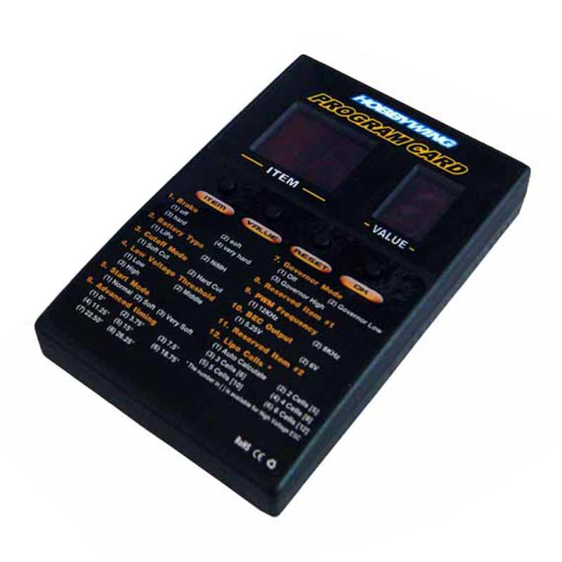 Hobbywing Program Card Led per ESC Platinum Serie - immagine 4