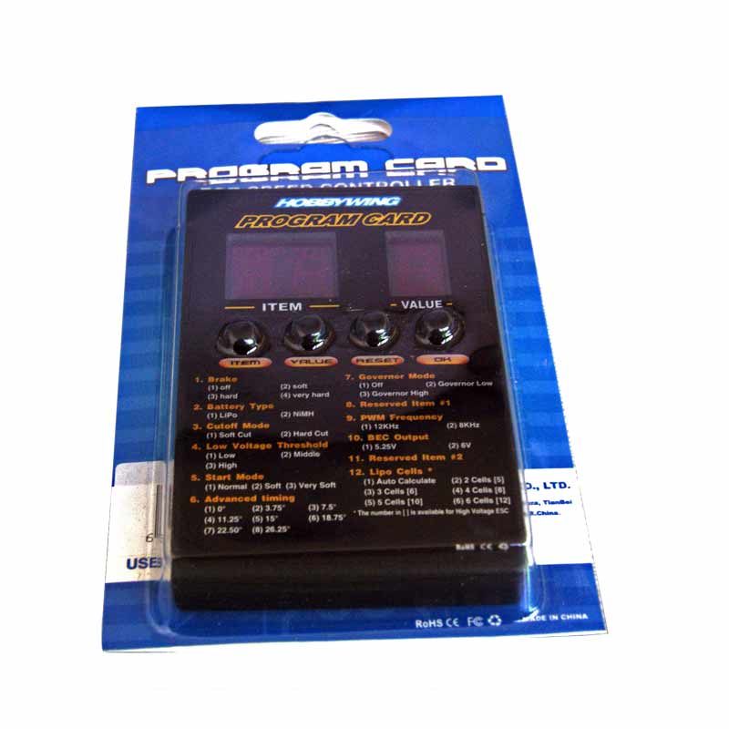 Hobbywing Program Card Led per ESC Platinum Serie - immagine 2