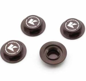 KYOSHO Dadi Chiusi Gun Metal IFW649GM
