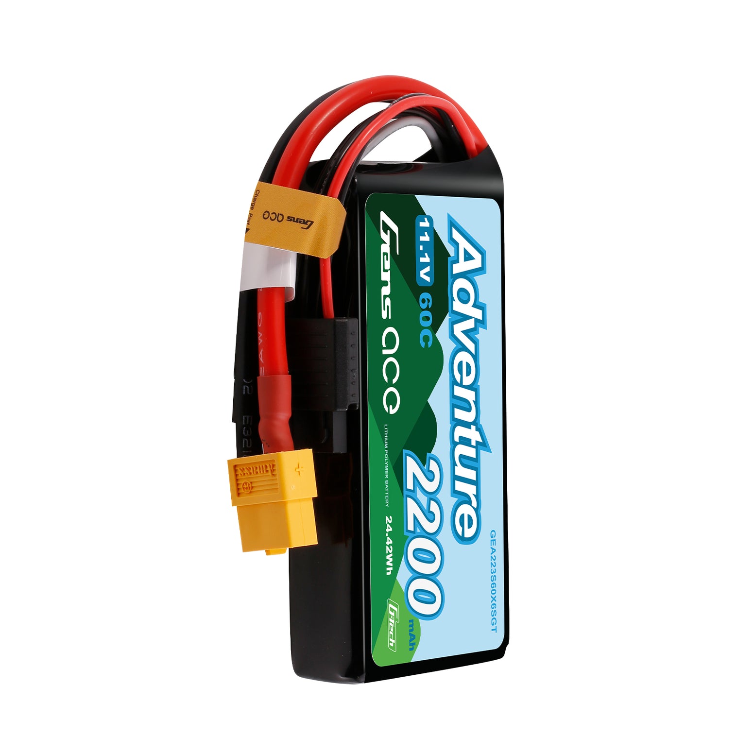 Gens Ace Adv G-Tech 2200mAh 3S 11.1V 60C GEA223S60X6SGT - immagine 2