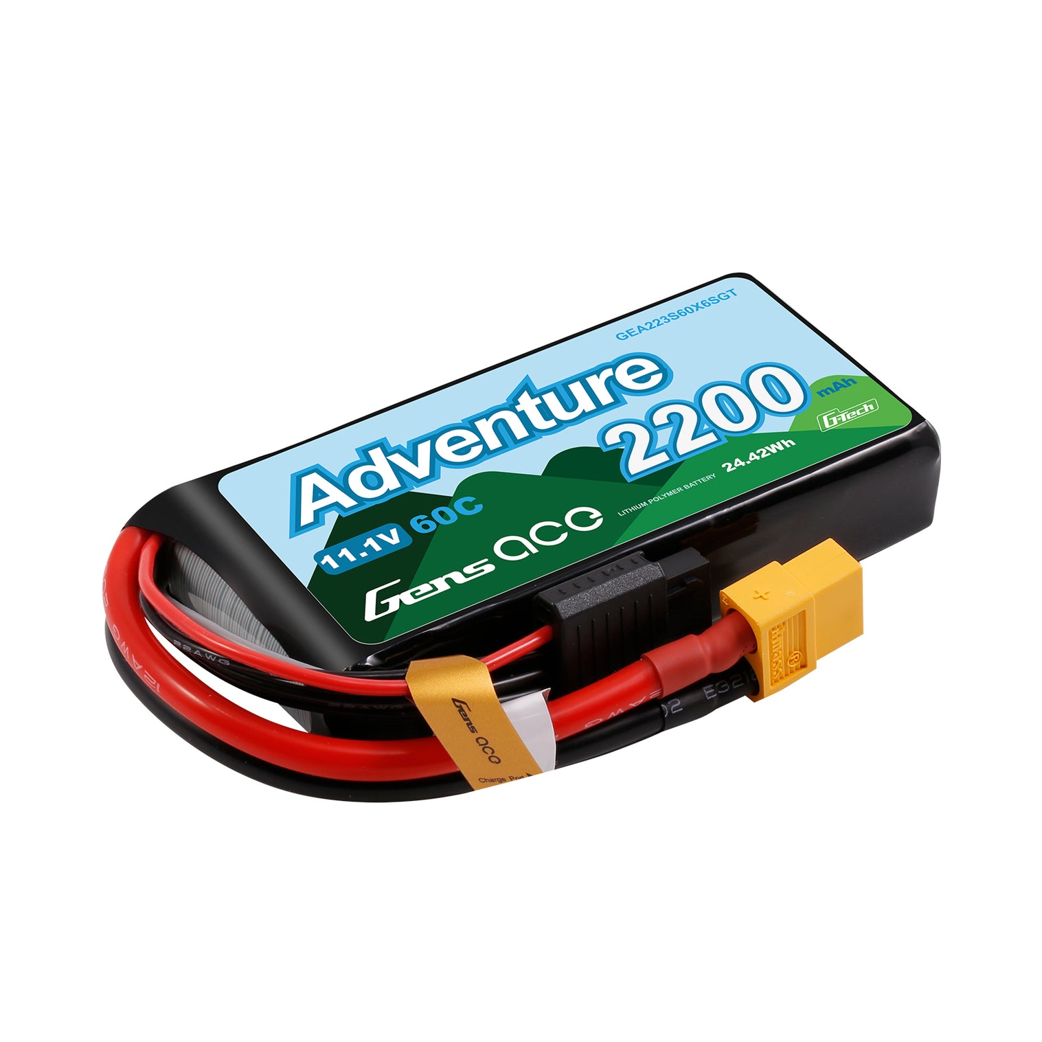 Gens Ace Adv G-Tech 2200mAh 3S 11.1V 60C GEA223S60X6SGT - immagine 5