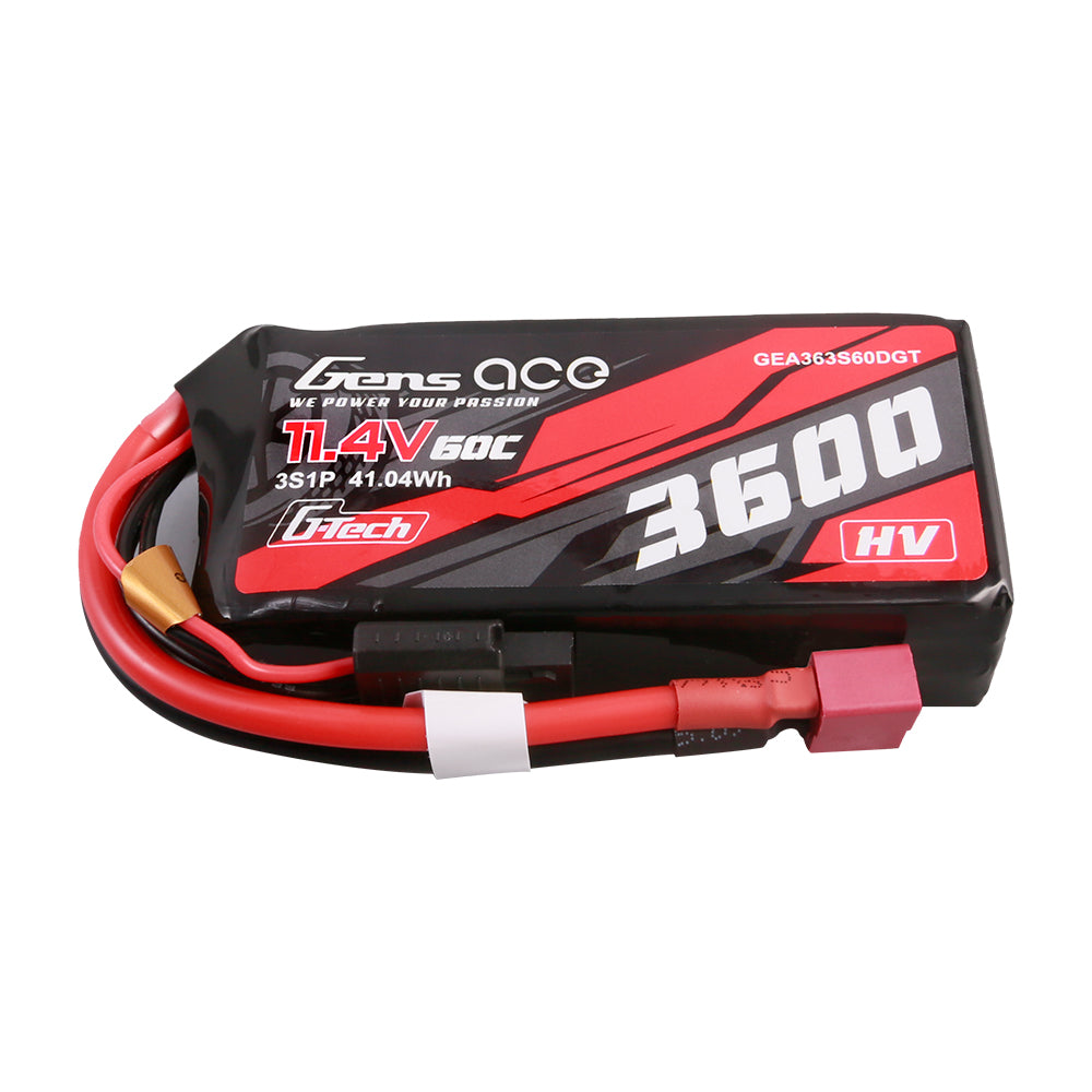 GENS ACE G-Tech 3600mAh 3S 11.4V 60C GEA363s60DGT