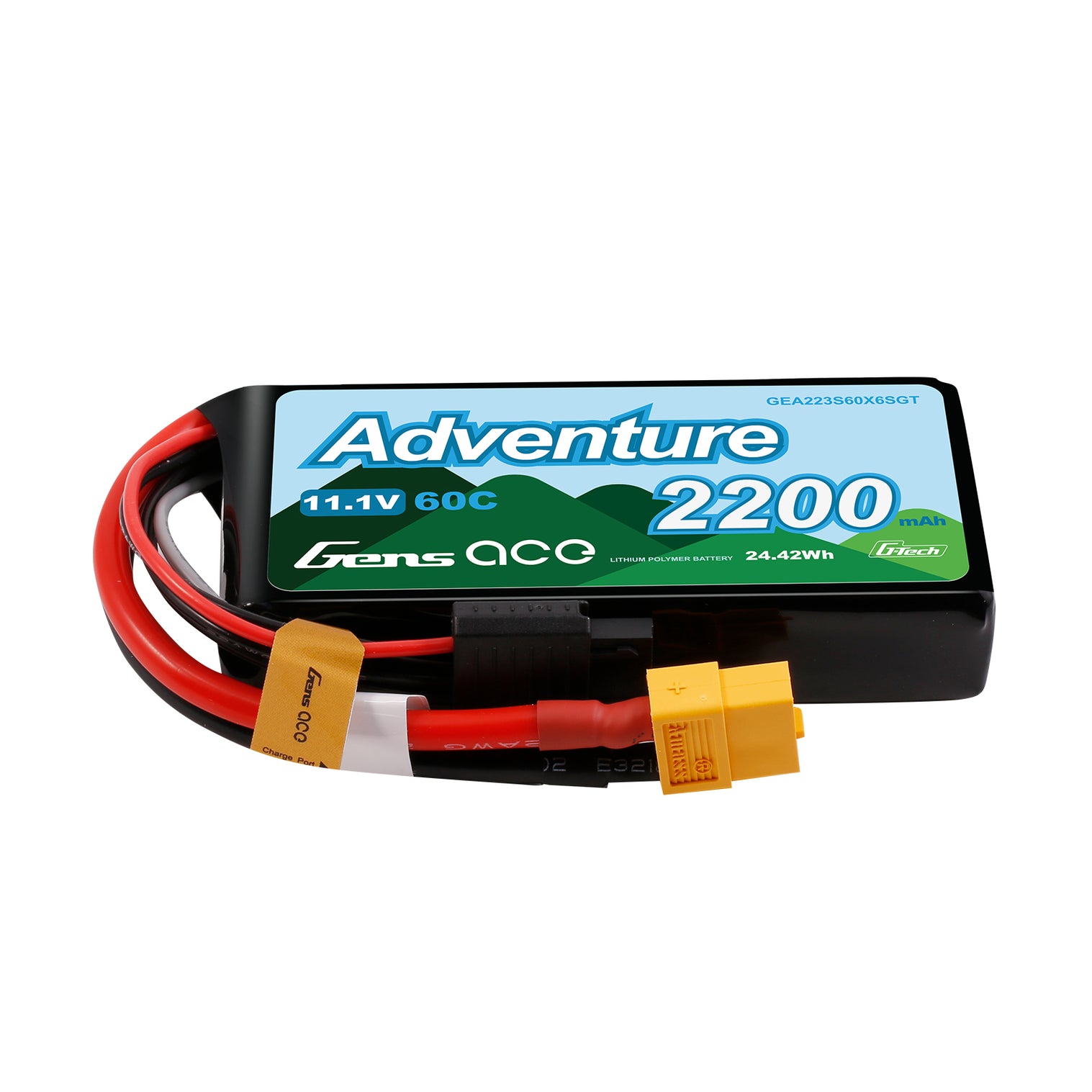 Gens Ace Adv G-Tech 2200mAh 3S 11.1V 60C GEA223S60X6SGT