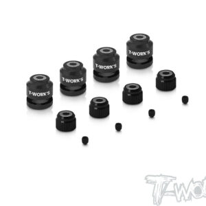 T-WORK'S Kit Magneti Foro Carrozzeria Clips 8mm TT-028-BK