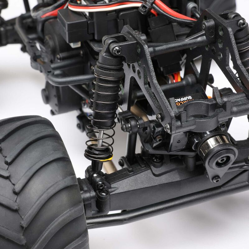 Losi Mini LMT 4X4 Monster Truck Megalodon 1:18 RTR LOS01026T3 - immagine 13
