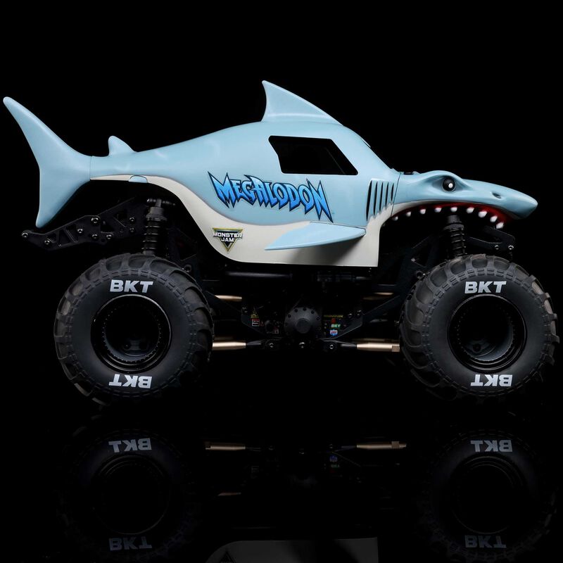 Losi Mini LMT 4X4 Monster Truck Megalodon 1:18 RTR LOS01026T3 - immagine 16