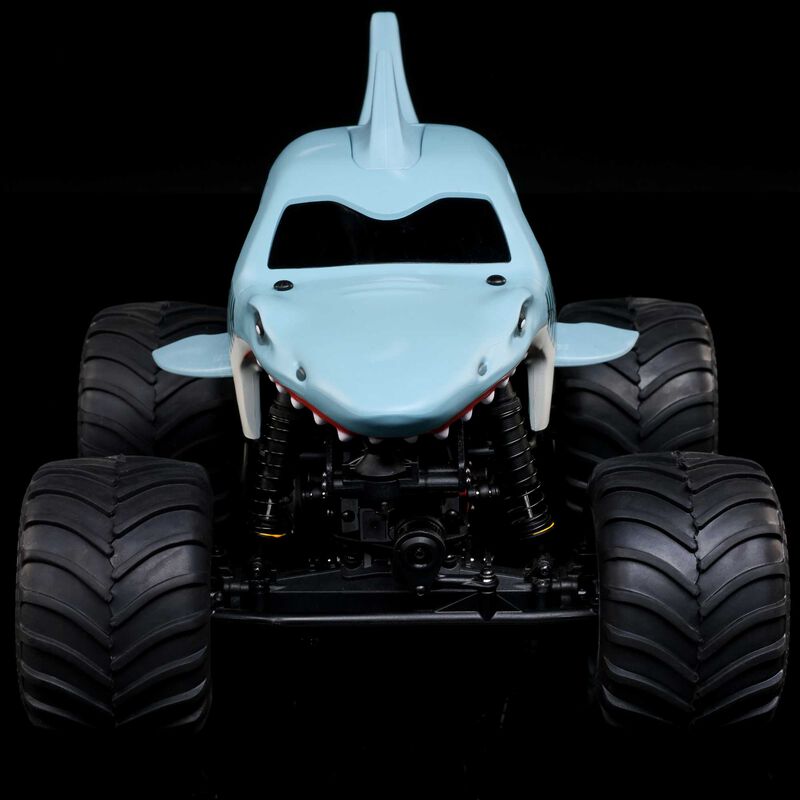 Losi Mini LMT 4X4 Monster Truck Megalodon 1:18 RTR LOS01026T3 - immagine 17