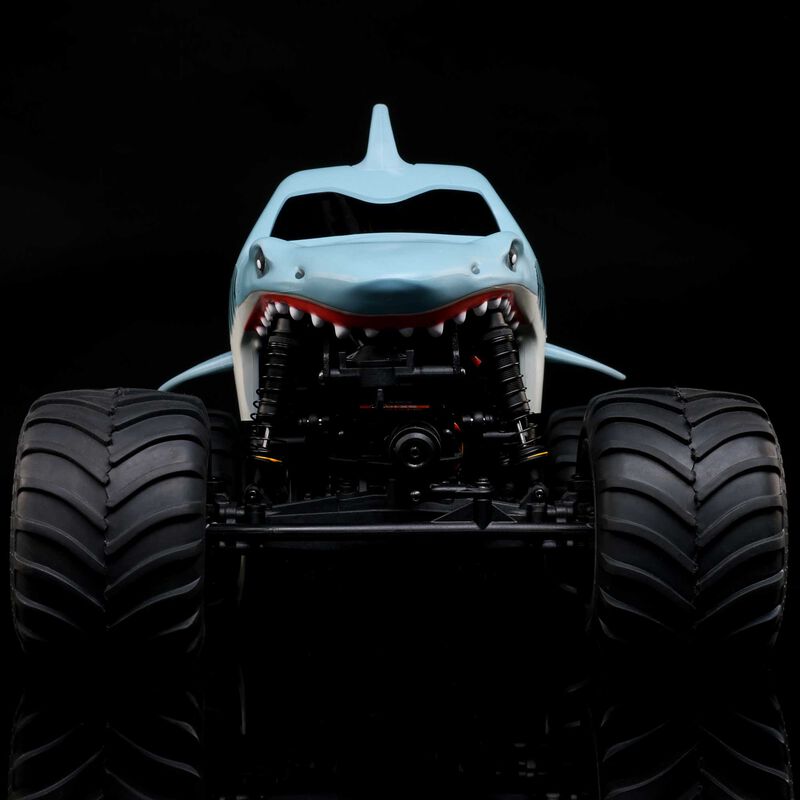 Losi Mini LMT 4X4 Monster Truck Megalodon 1:18 RTR LOS01026T3 - immagine 18