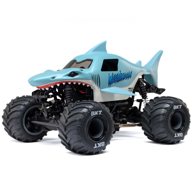 Losi Mini LMT 4X4 Monster Truck Megalodon 1:18 RTR LOS01026T3 - immagine 2